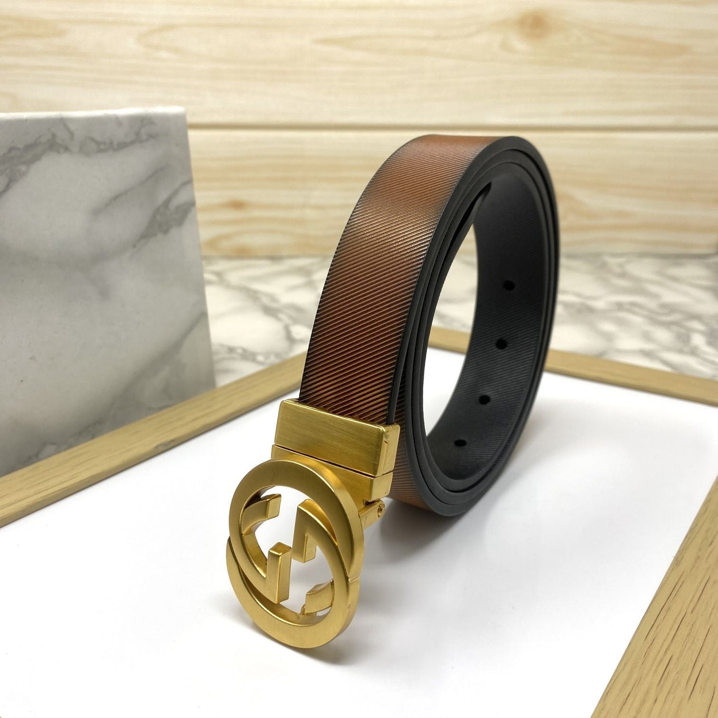 Classic Design Reversible Strap Belt For Men-SunglassesCraft