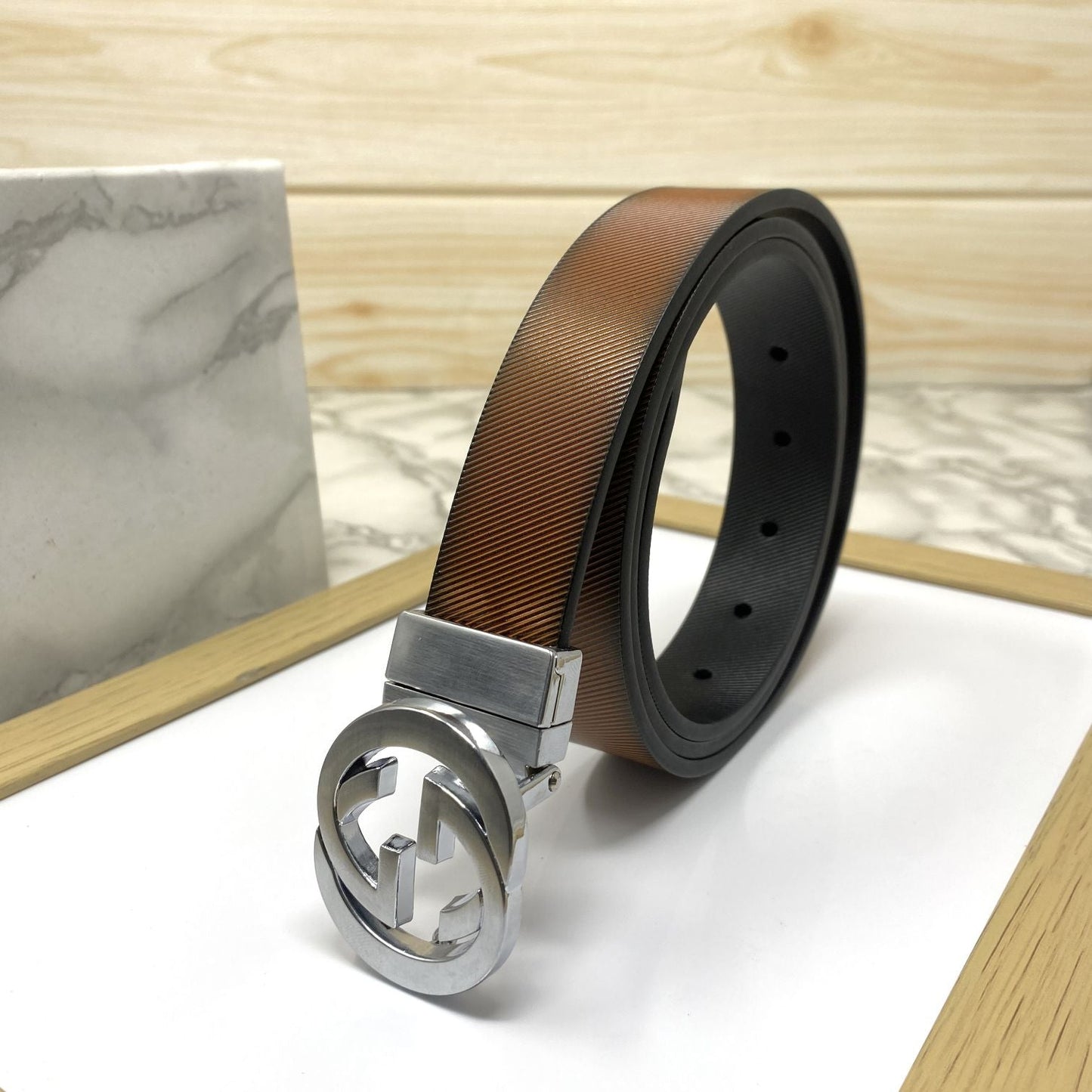 Classic Design Reversible Strap Belt For Men-SunglassesCraft