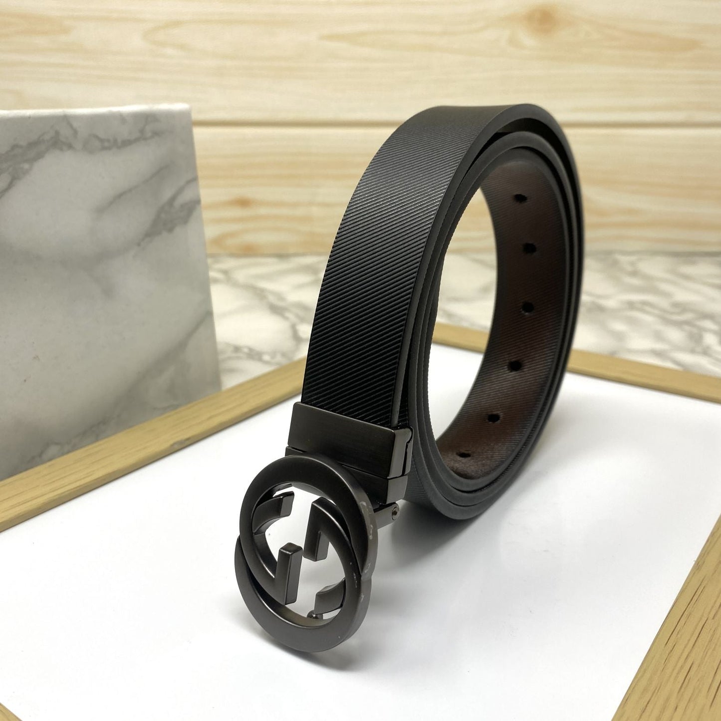 Classic Design Reversible Strap Belt For Men-SunglassesCraft