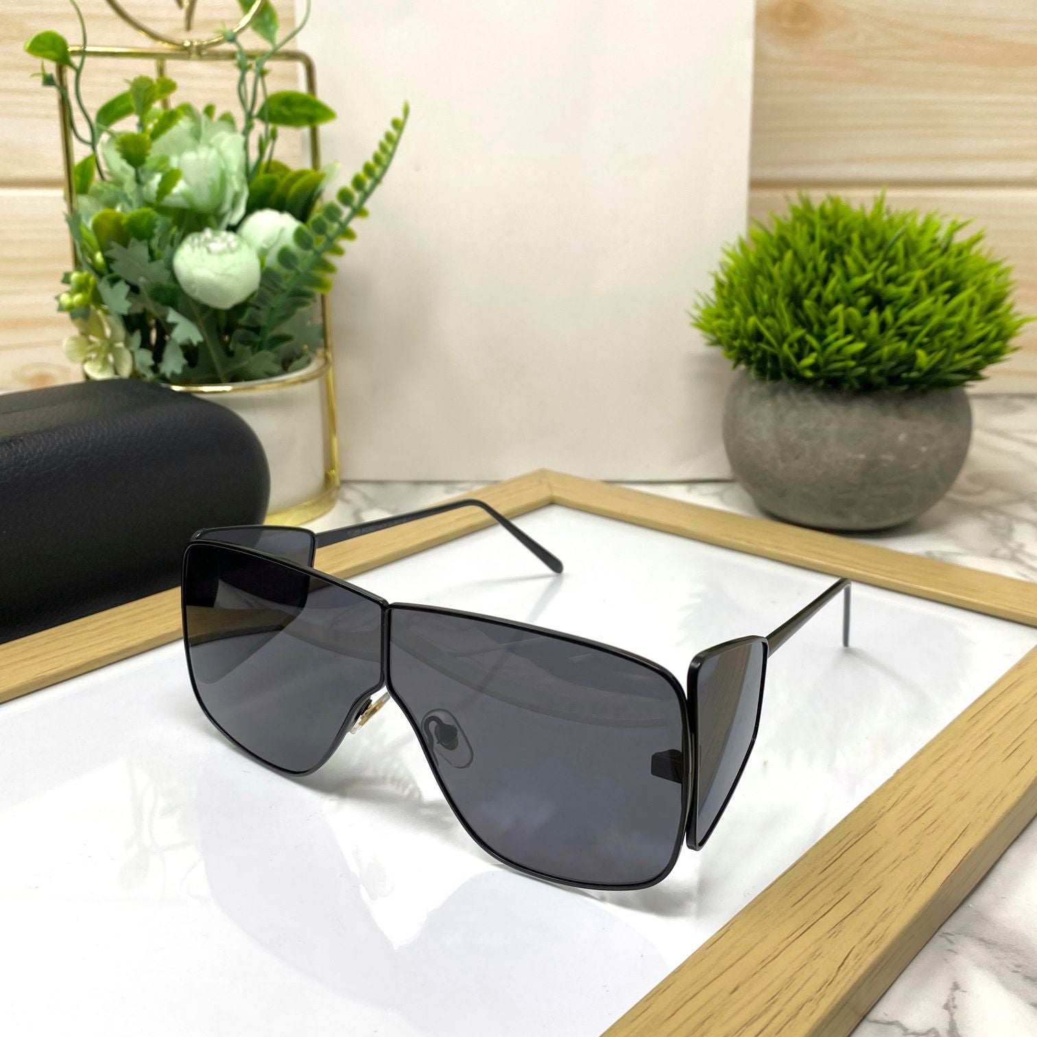 New Fashion Square Oversized Unisex Sunglasses-SunglassesCraft