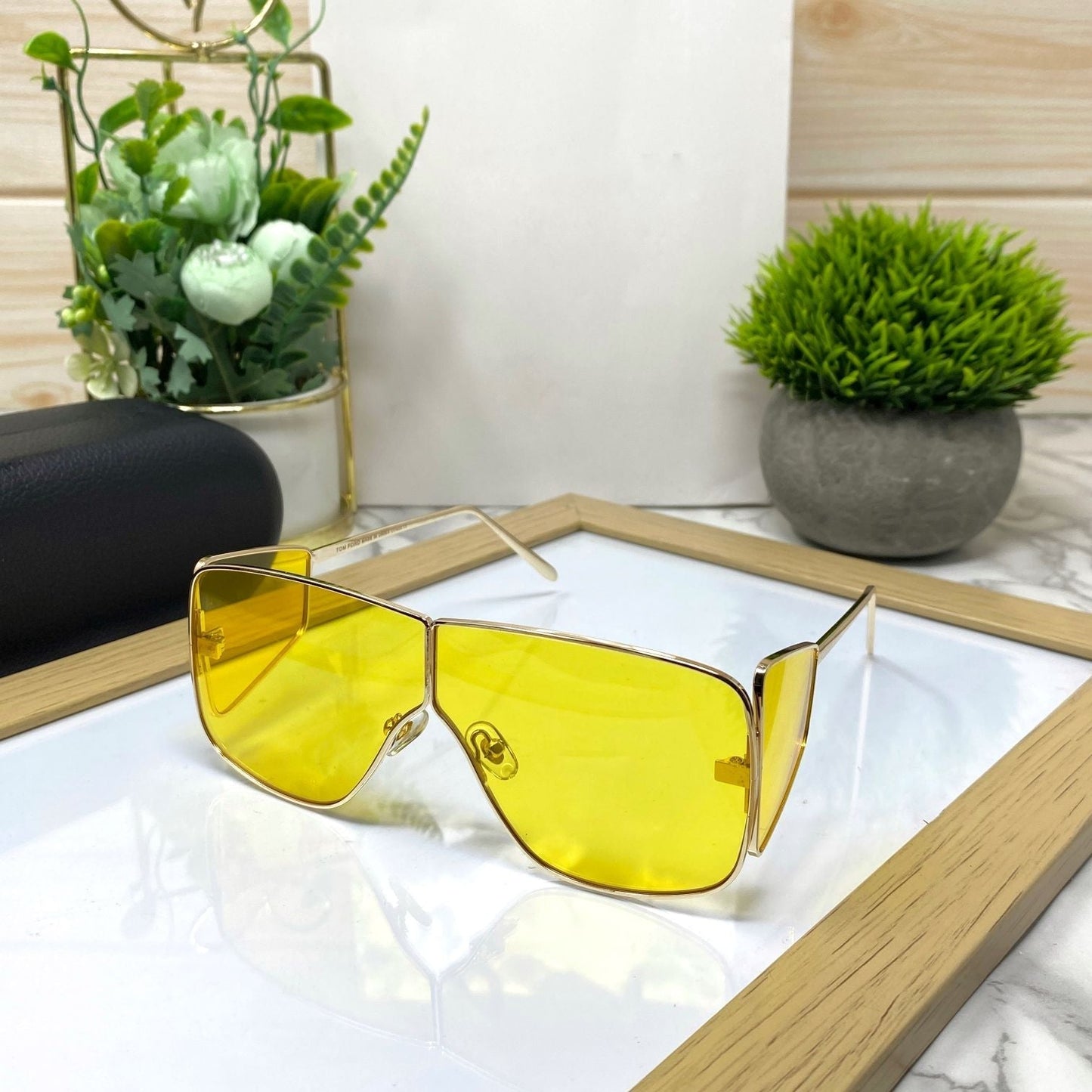New Fashion Square Oversized Unisex Sunglasses-SunglassesCraft