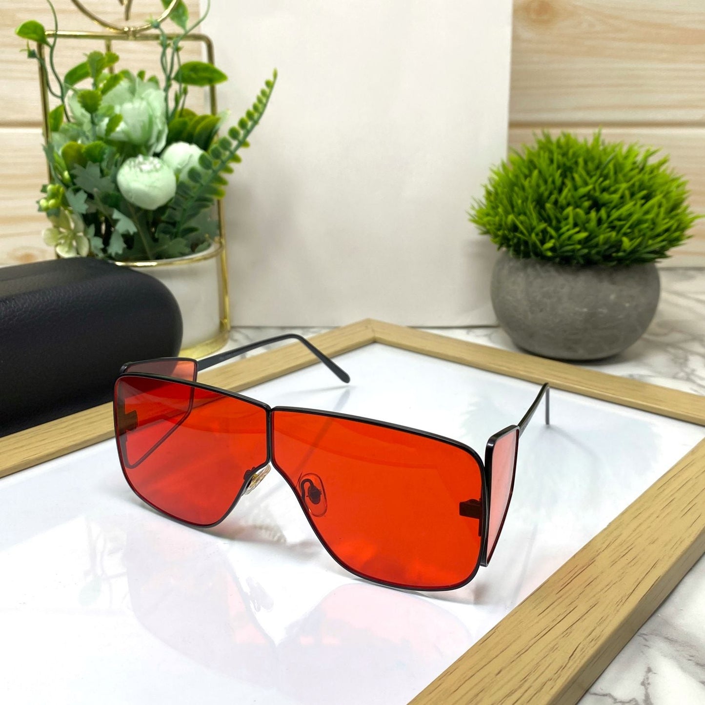 New Fashion Square Oversized Unisex Sunglasses-SunglassesCraft
