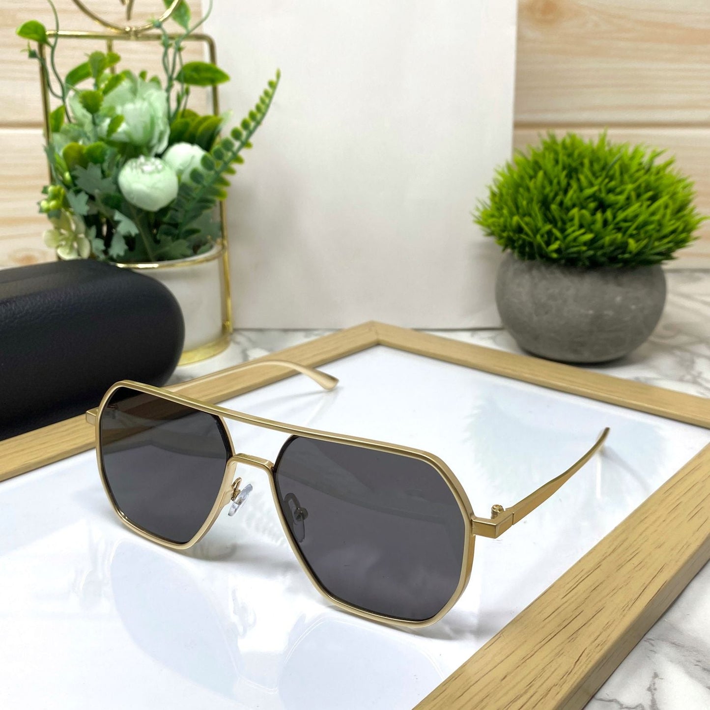 New Fashion Round Double Beam Unisex Sunglasses-SunglassesCraft