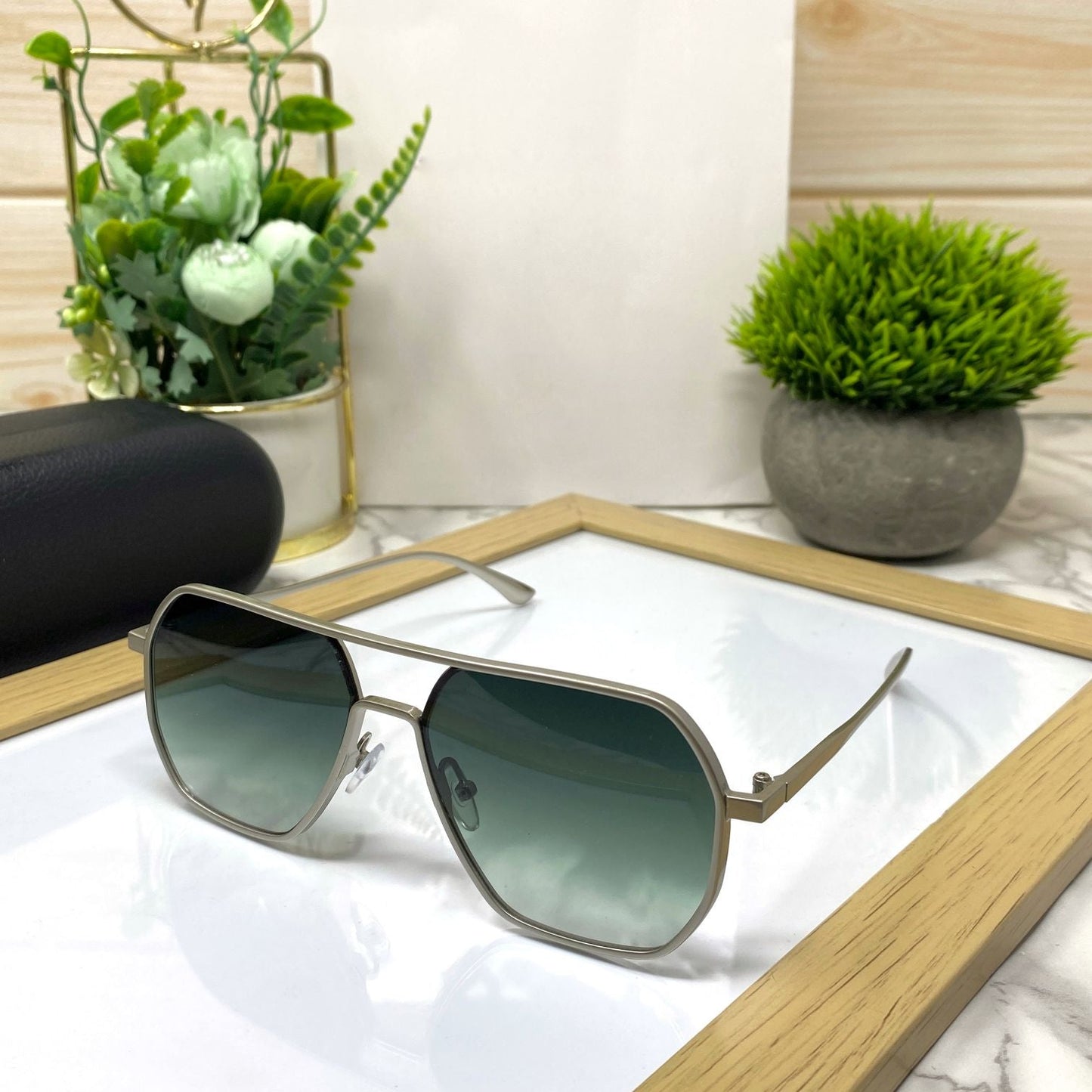 New Fashion Round Double Beam Unisex Sunglasses-SunglassesCraft