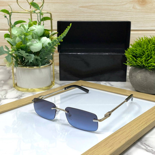 Vintage rimless shades Unisex- SunglassesCraft