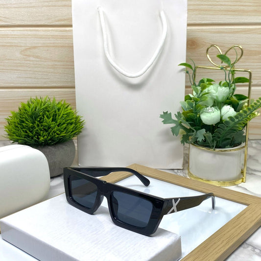 Vintage Rectangle Eyewear Sunglasses Unisex-SunglassesCraft