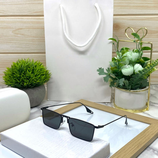 Vintage Metal Small Rectangle Sunglasses Unisex-SunglassesCraft