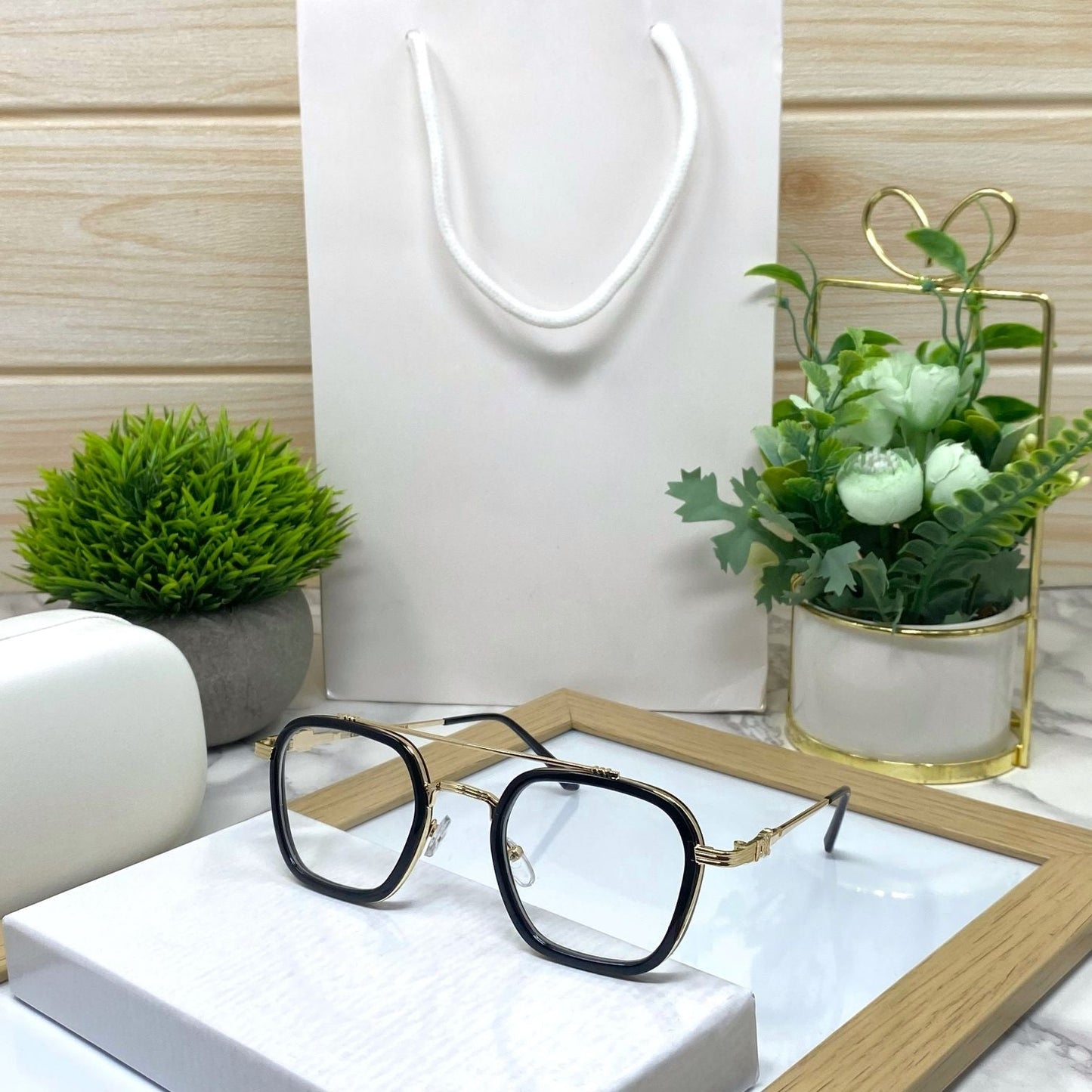 Trendy Square Prescription Sunglasses Unisex-SunglassesCraft