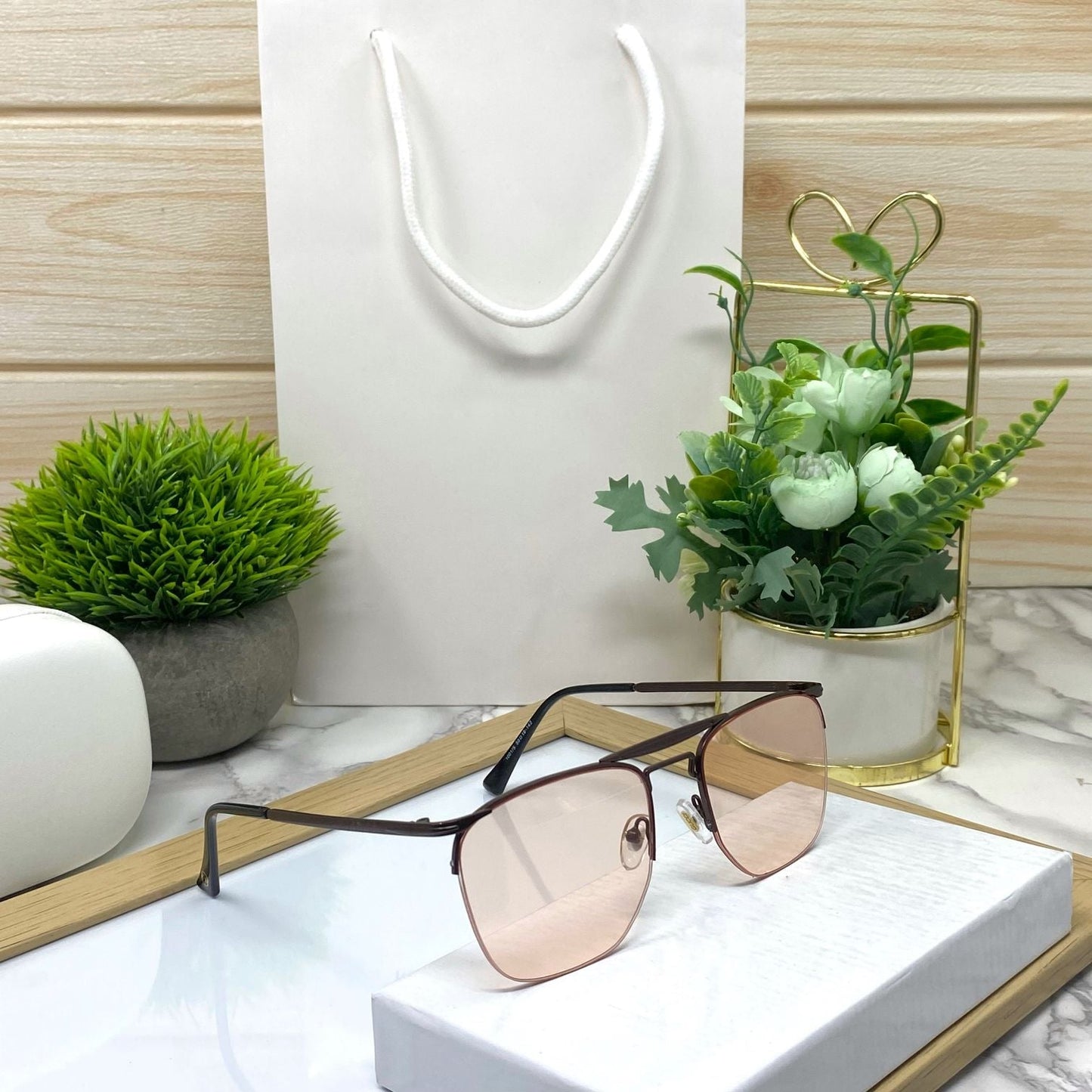 Metallic Style Glasses For Men And Women-SunglassesCraft