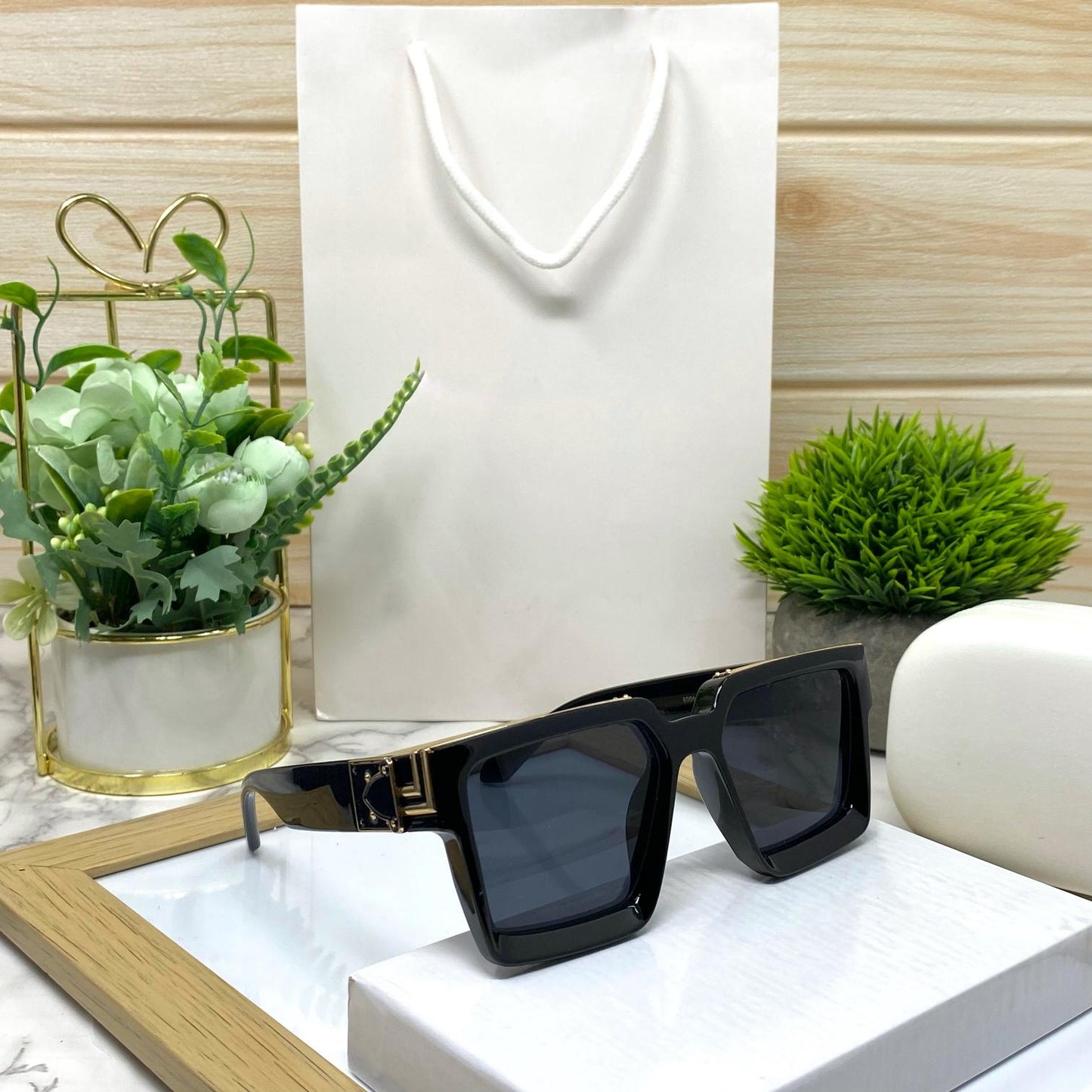 Oversized Square Sunglasses Men And Women-SunglassesCraft