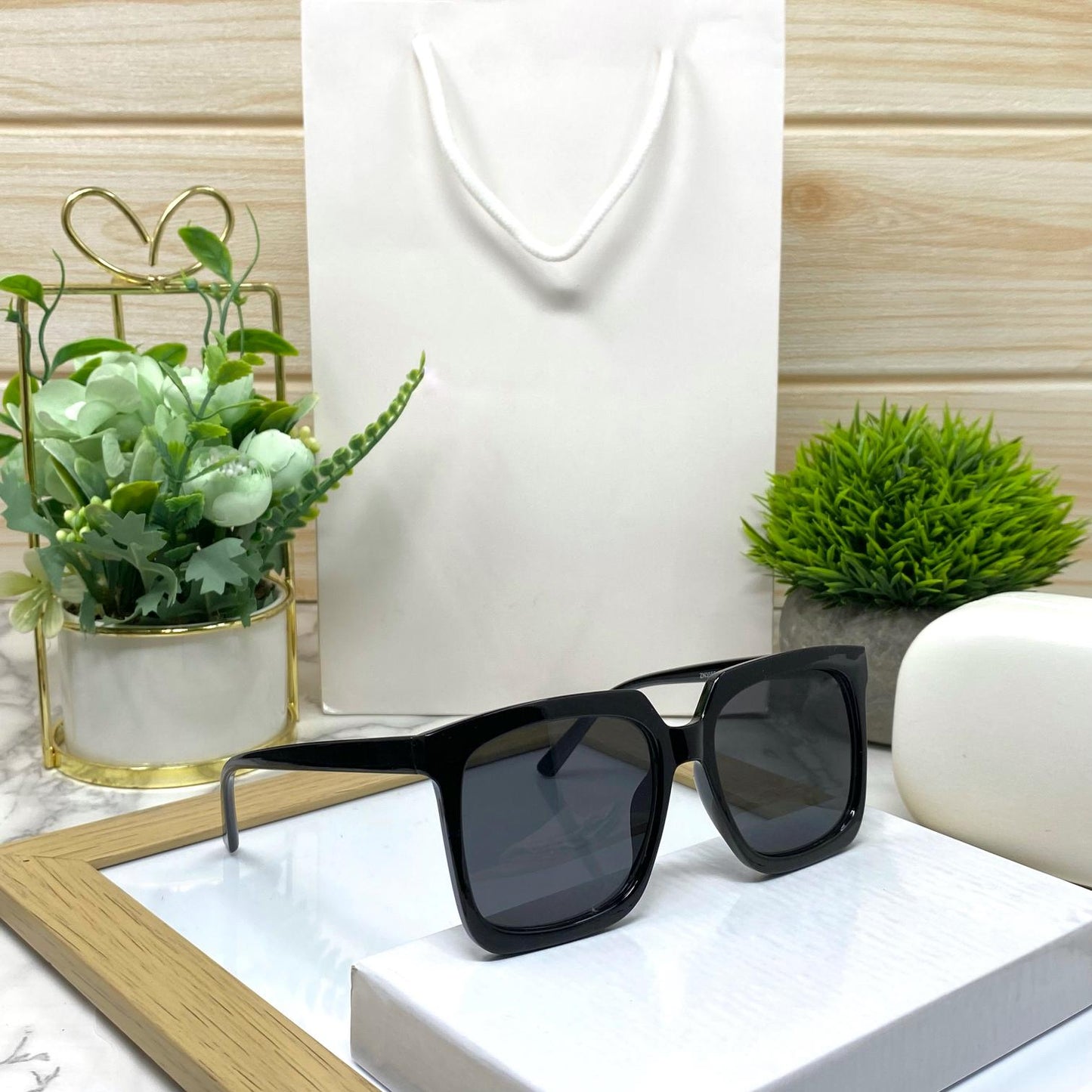 Designer Vintage Square Sunglasses Unisex-SunglassesCraft