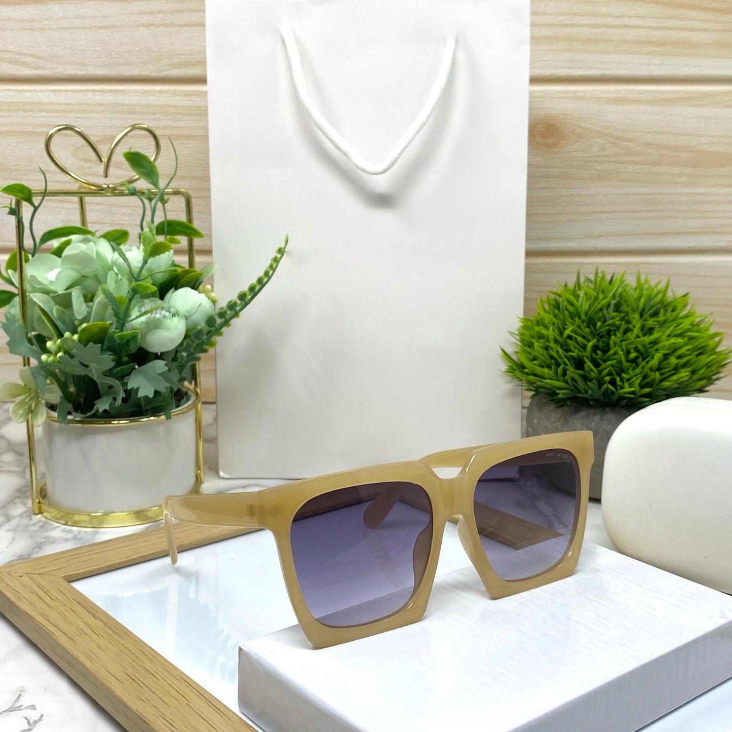 Designer Vintage Square Sunglasses Unisex-SunglassesCraft