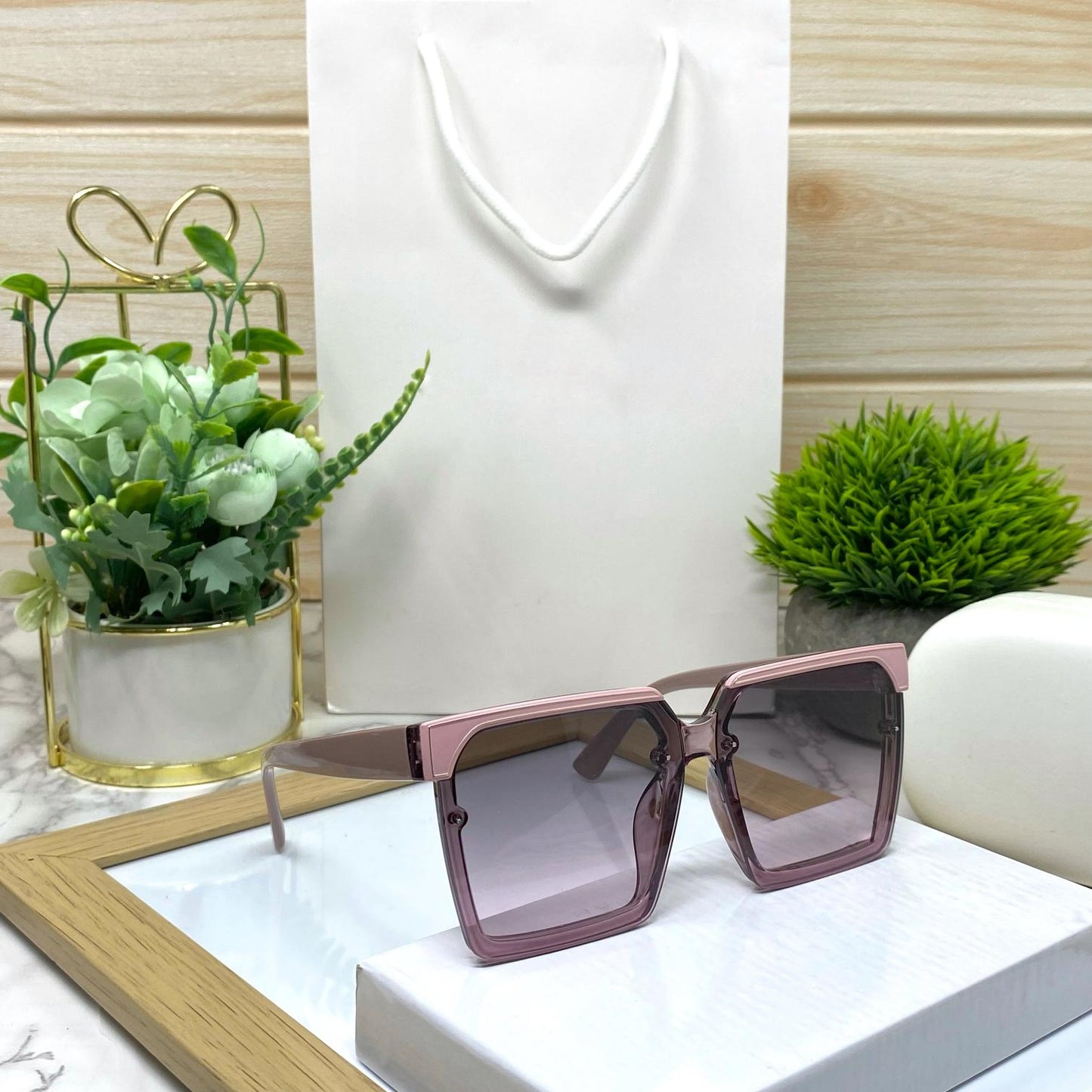 Vintage Designer Square Sunglasses For Men And Women-SunglassesCraft