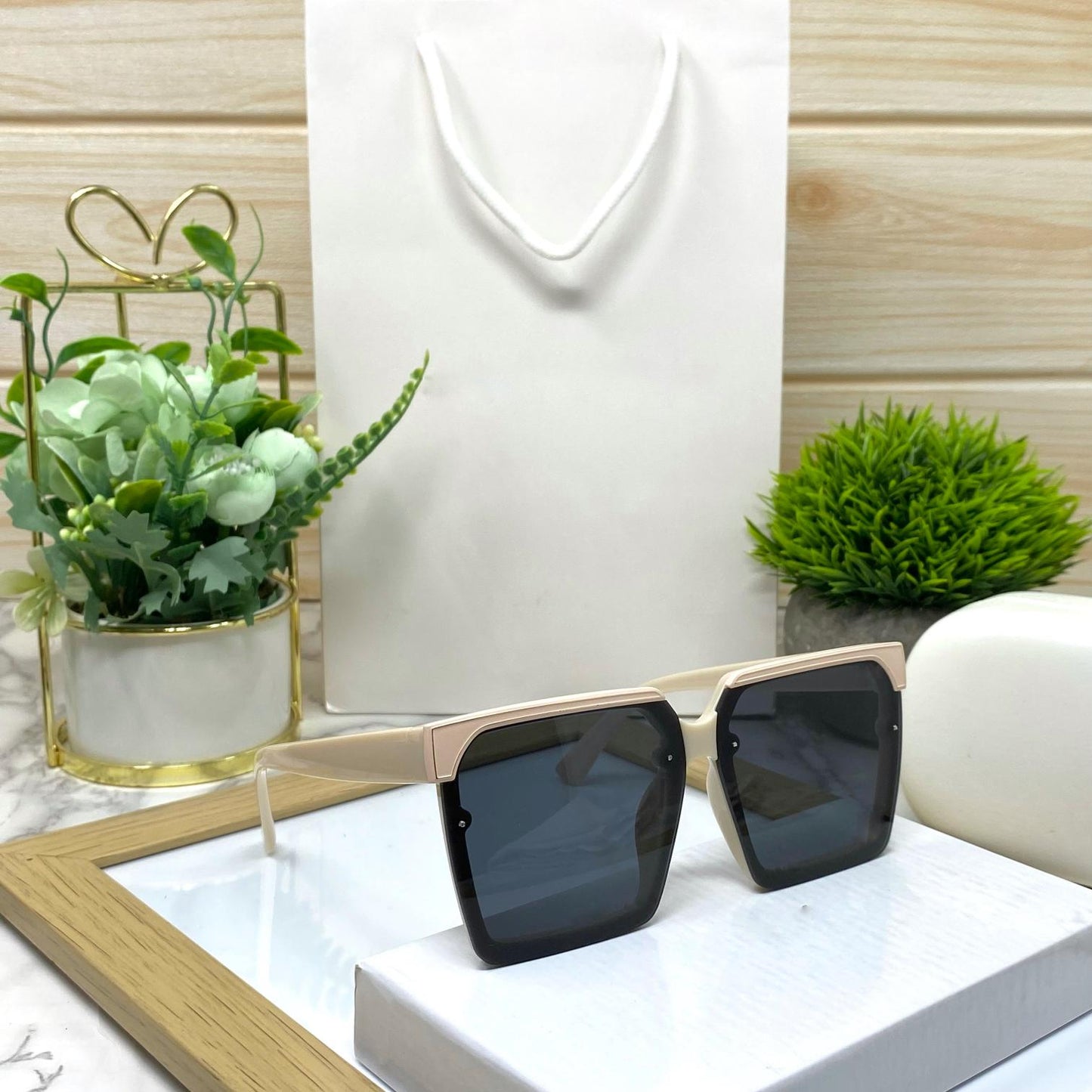 Vintage Designer Square Sunglasses For Men And Women-SunglassesCraft