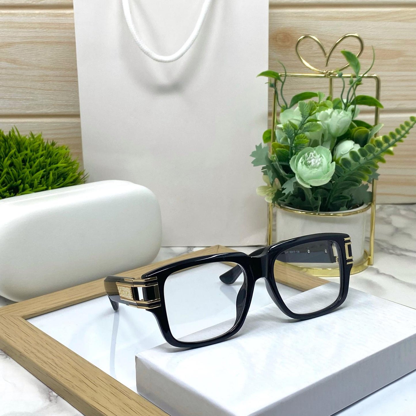 Luxury Retro Oversize Square Sunglasses Unisex-SunglassesCraft