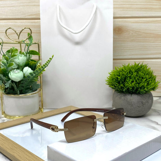 Diamond Rhinestone Square Sunglasses Unisex-SunglassesCraft