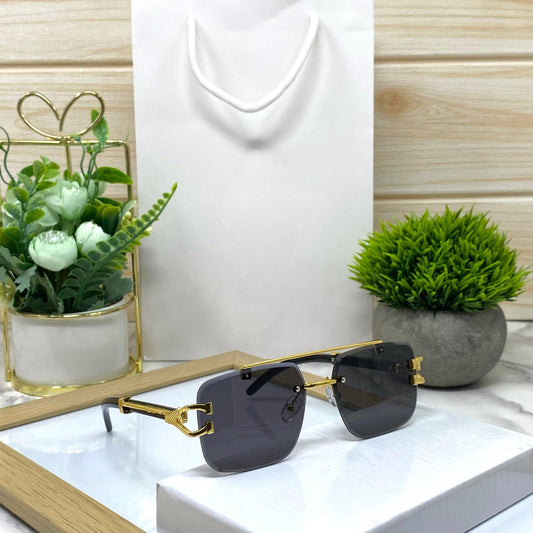 Classic Leopard Head Rimless Sunglasses Unisex-SunglassesCraft