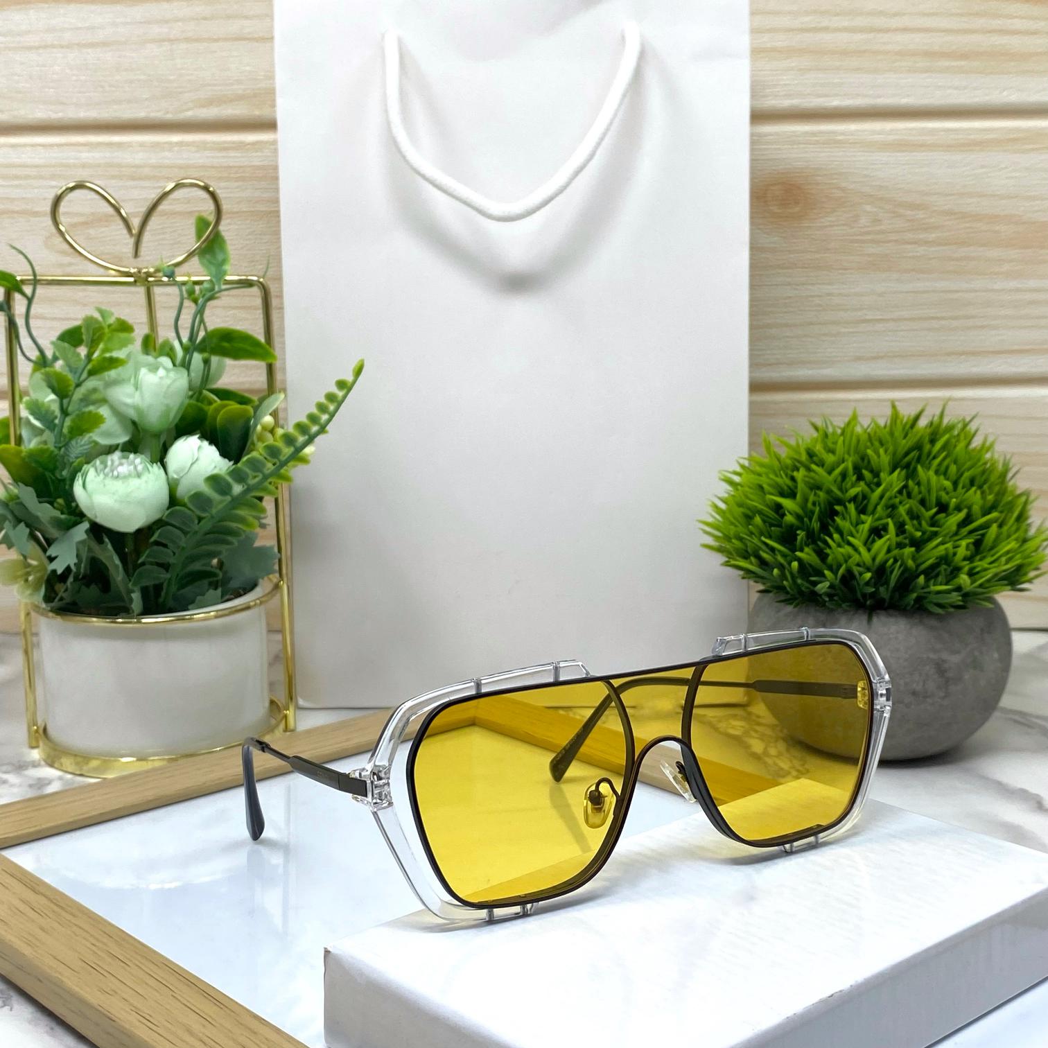Retro One Piece Square Sunglasses Unisex-SunglassesCraft