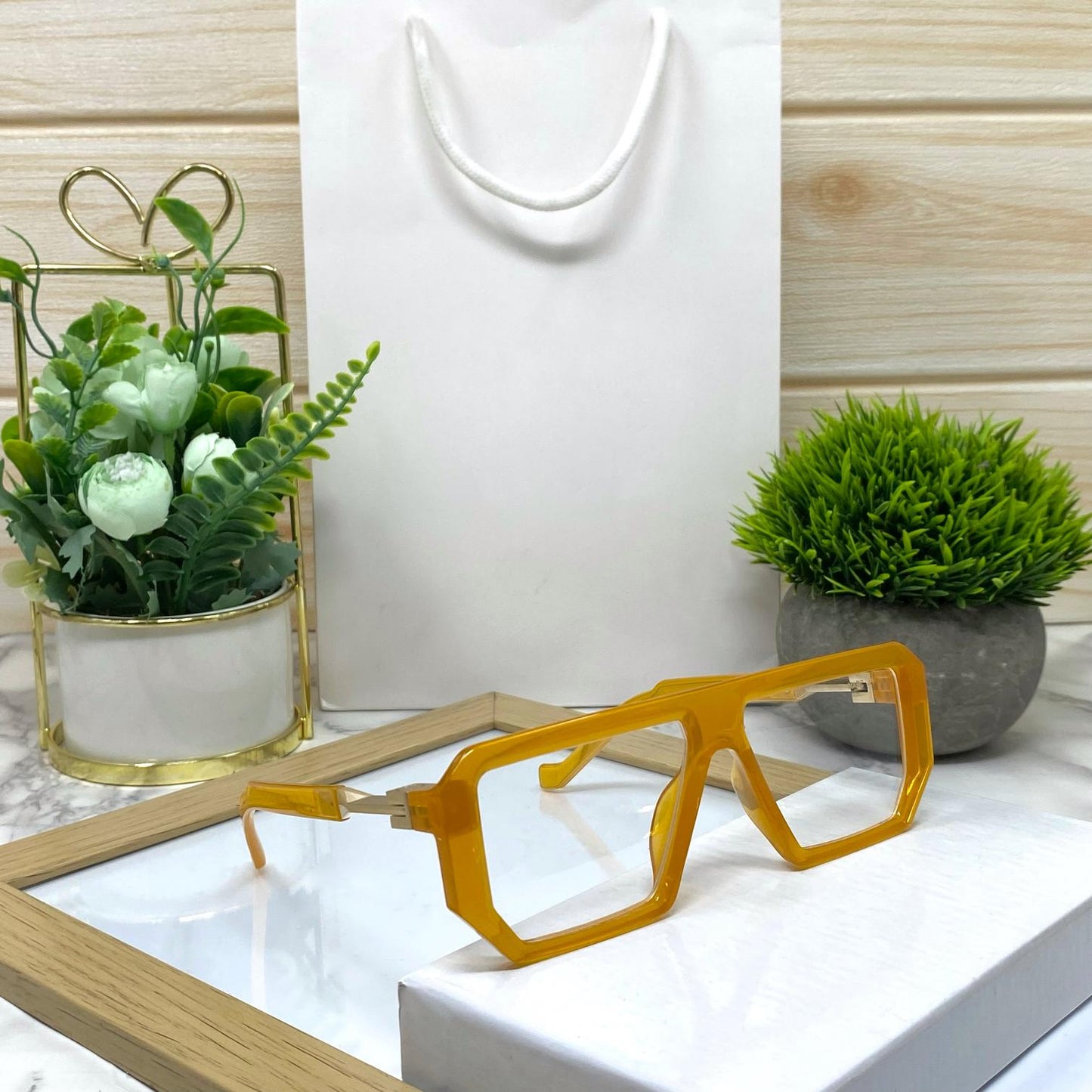 Retro Fashion Square Sunglasses For Men And Women-SunglassesCraft