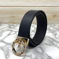 Premium Shiny G-letter Design Formal Leather Belt-SunglassesCraft
