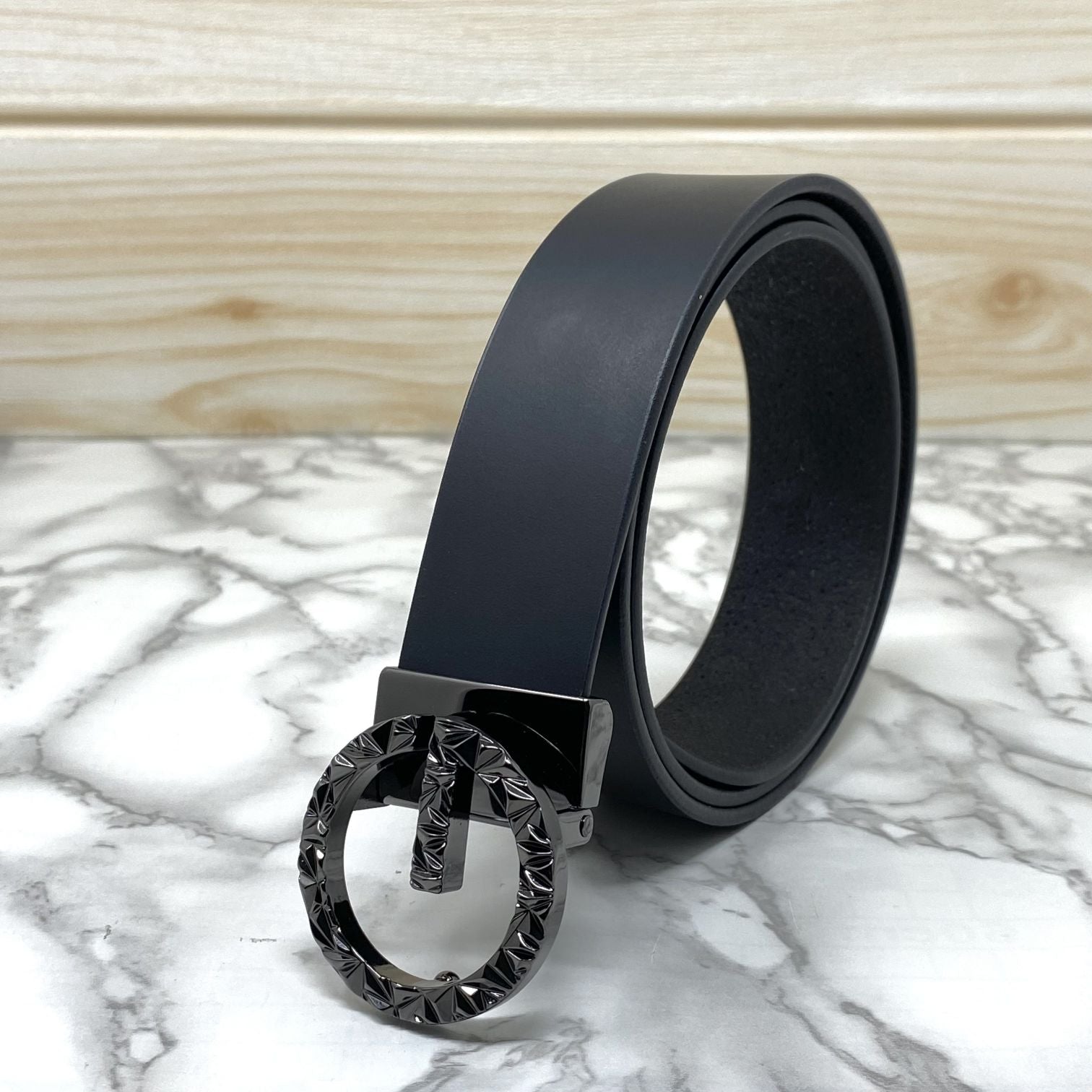 Premium Shiny G-letter Design Formal Leather Belt-SunglassesCraft