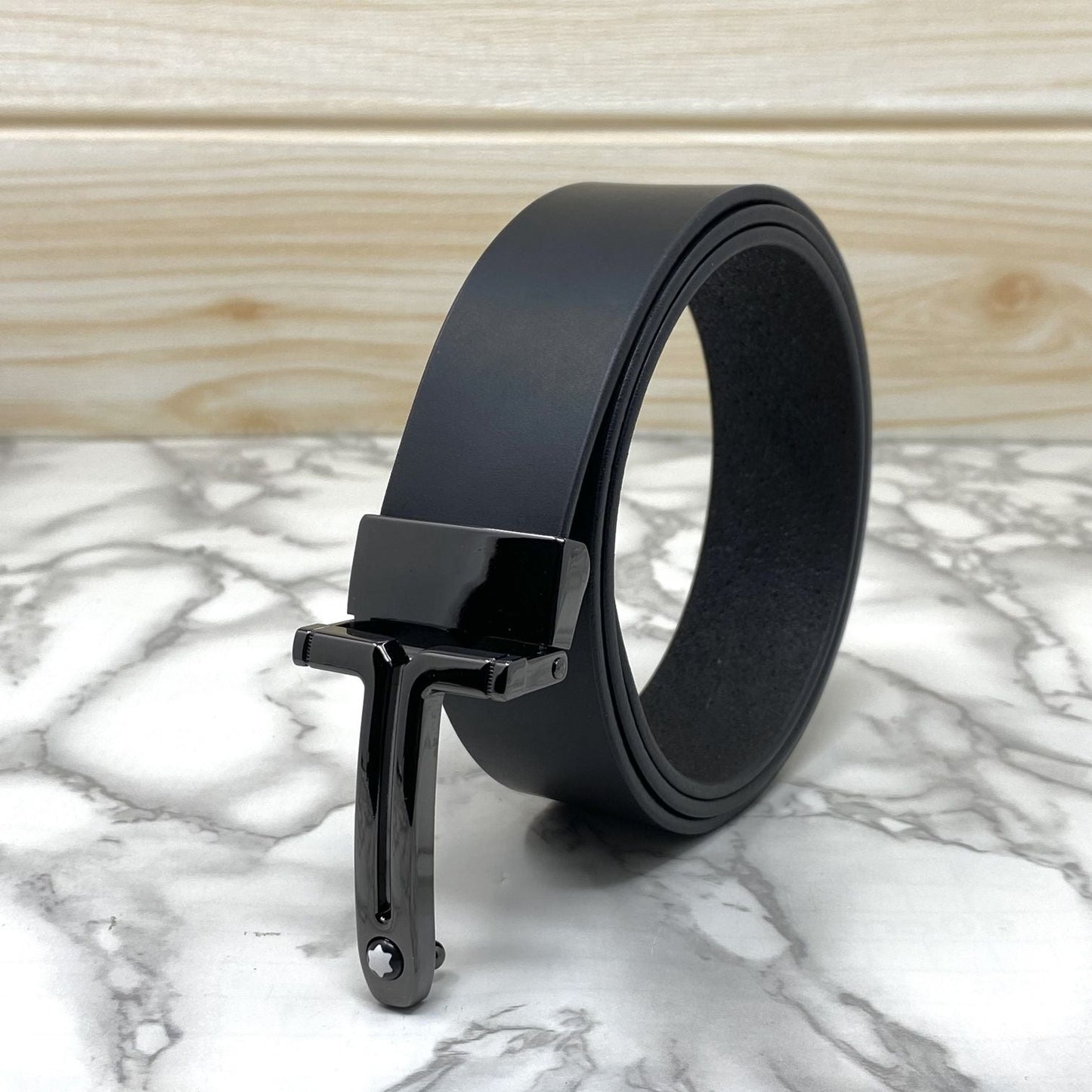 T-Shape Formal and Casual Leather Strap Belt-SunglassesCraft