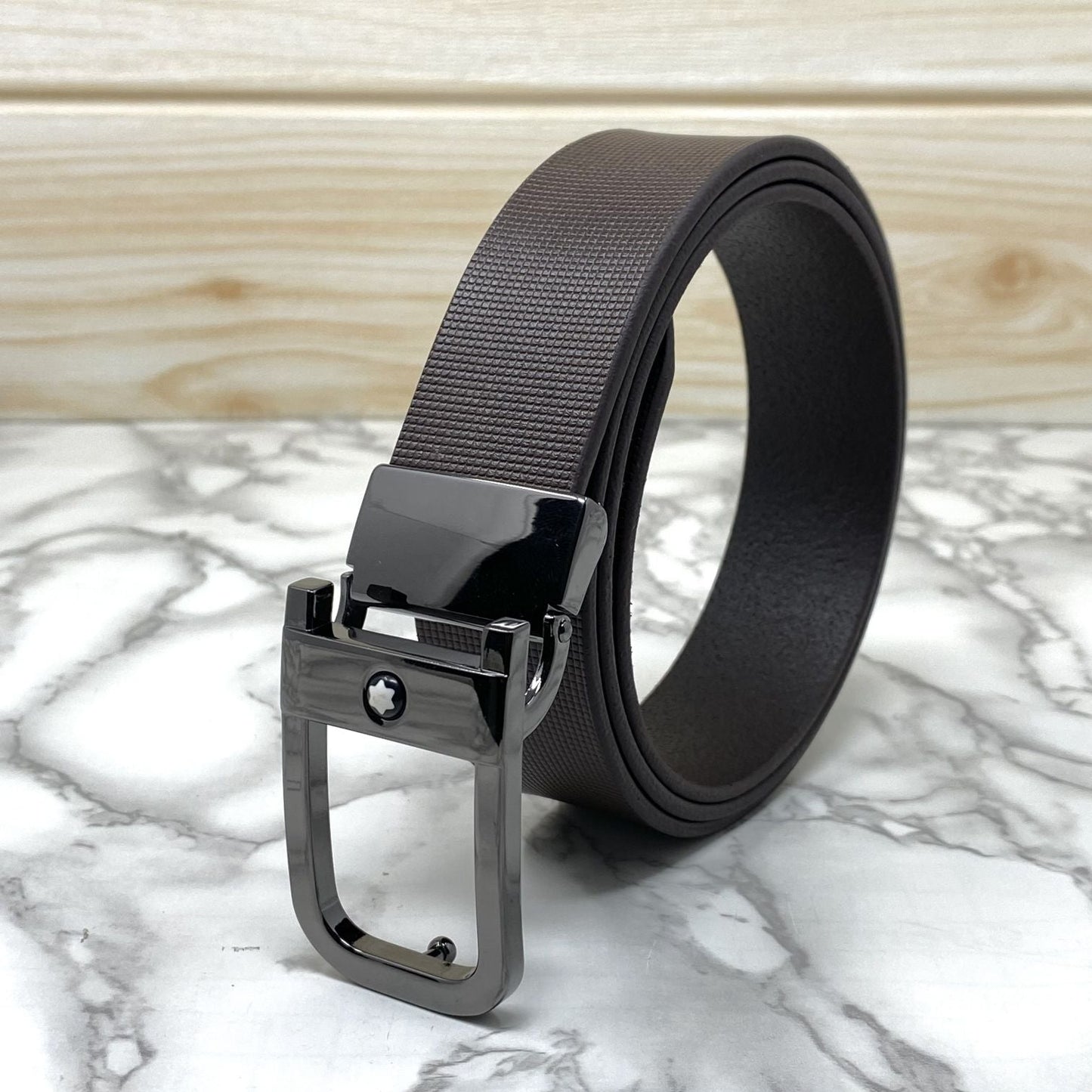 Casual U-Shape Leather Strap Belt For Men-SunglassesCraft