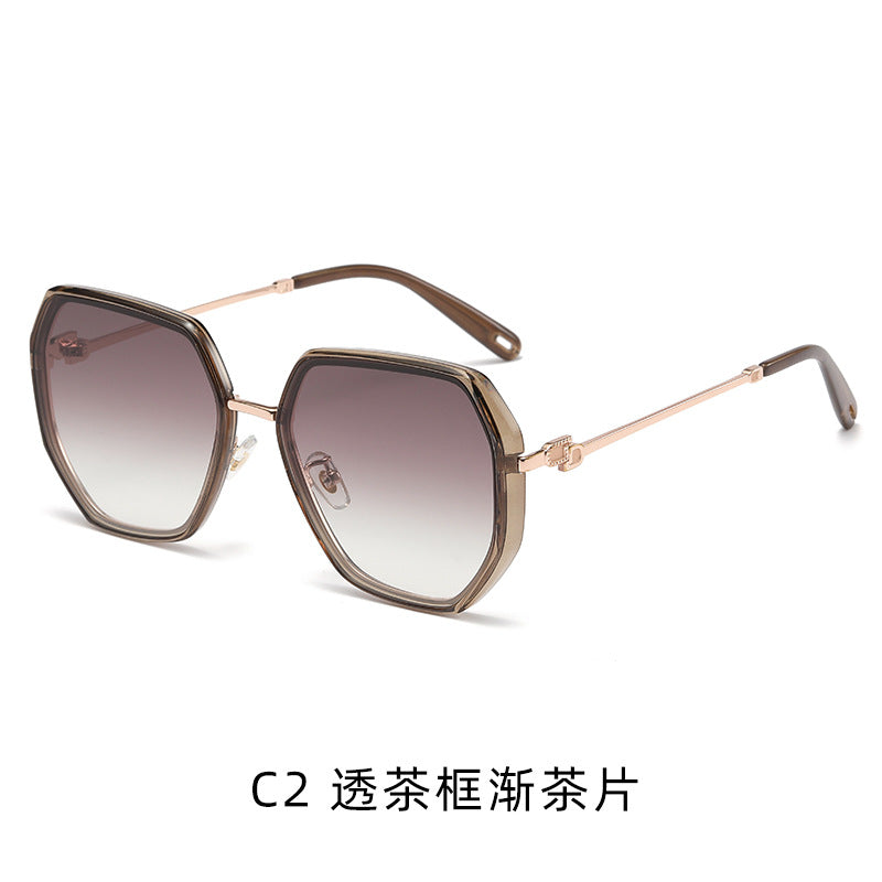 Premium Polarized Sunglasses for Women – Trendy Irregular Frame UV Protection