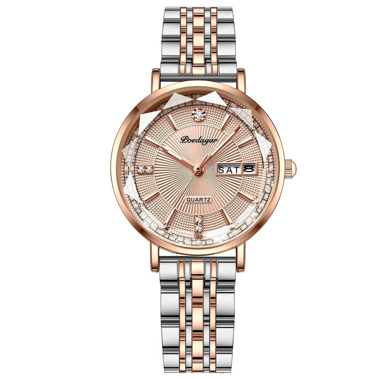 Women's Luminous Quartz Watch with Calendar