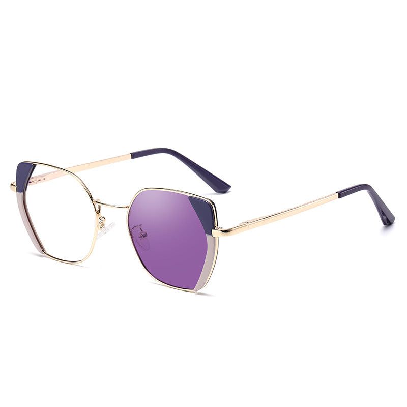 Women's Cat Eye Blue Light Glasses – Color-Changing Optical Frames