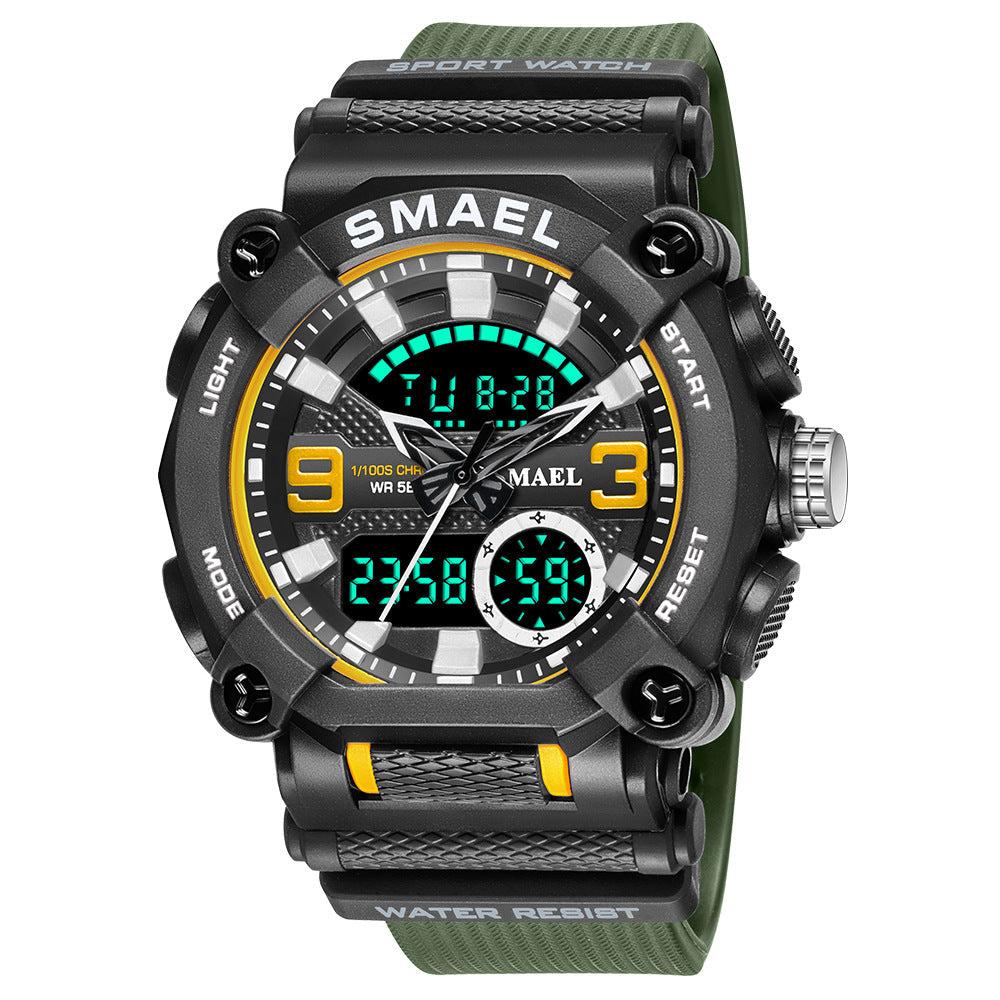 SMAEL Analog Digital Multifunctional waterproof Watch For Men 8052