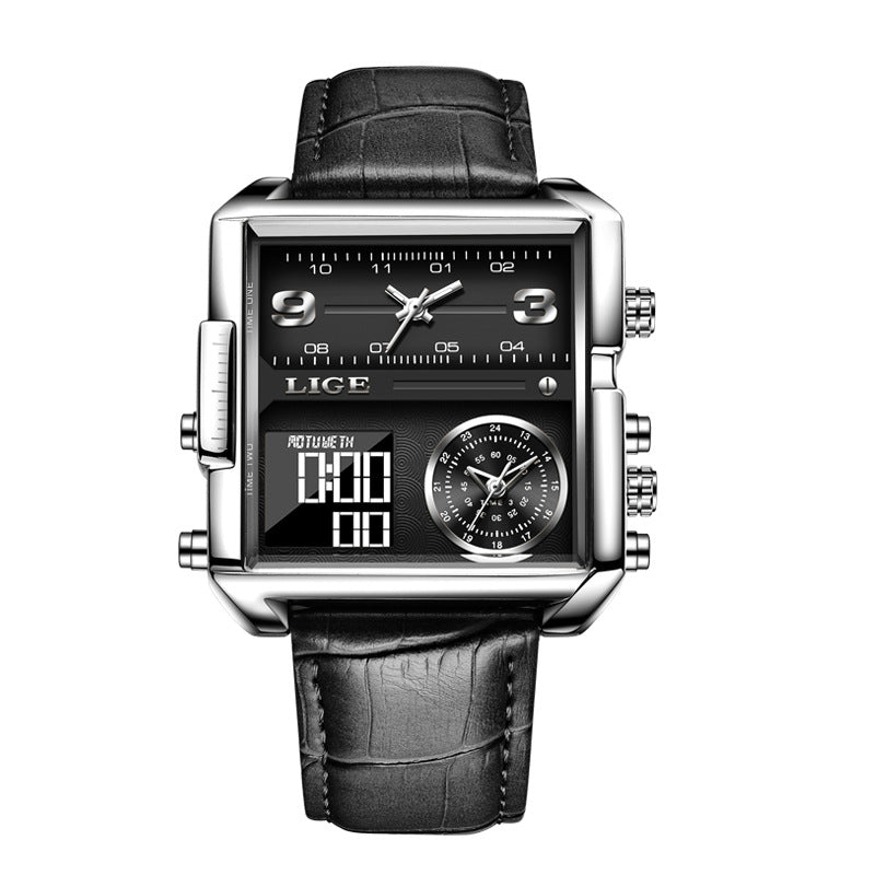 Lige Analog Digital Luxury watch for Men 8925