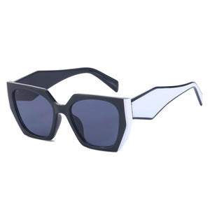 Stylish Cat-Eye Sunglasses for Women – Wide Temple Full-Frame UV Protection Shades