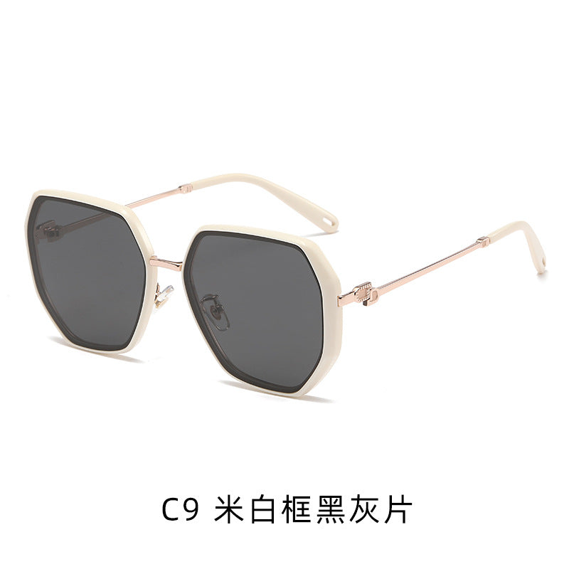 Premium Polarized Sunglasses for Women – Trendy Irregular Frame UV Protection