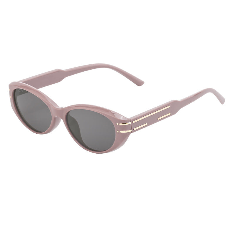 Korean Oval Polarized Sunglasses for Women – Trendy Street Style, UV Protection