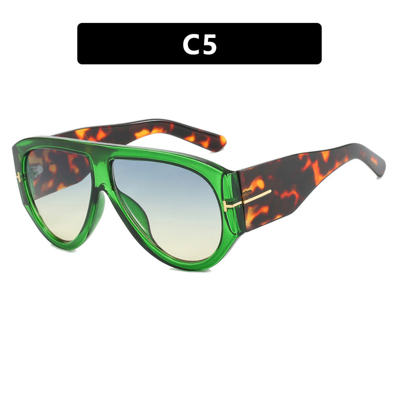 T-Shaped Aviator Sunglasses – Trendy Women’s Style