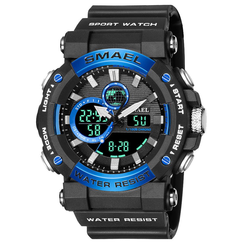 SMAEL Multifunctional Waterproof Analog Digital Watch For Men 8048
