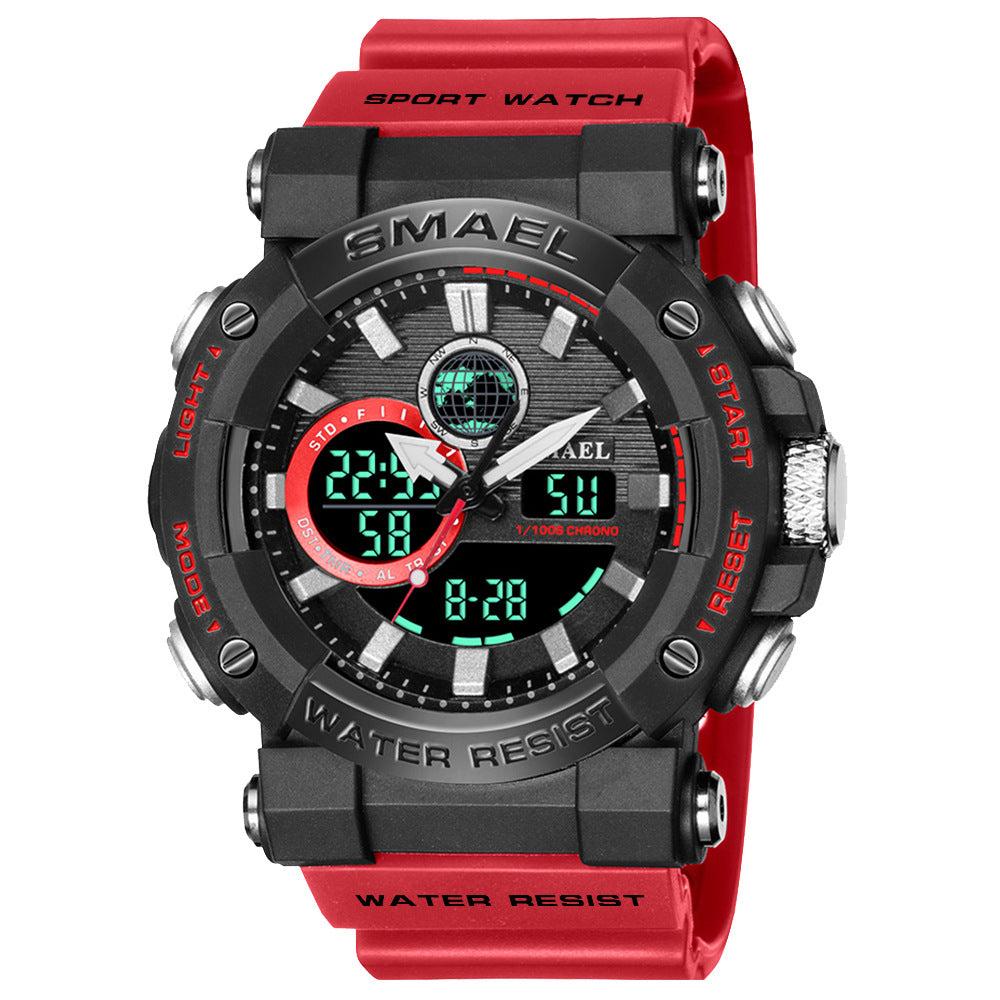SMAEL Multifunctional Waterproof Analog Digital Watch For Men 8048