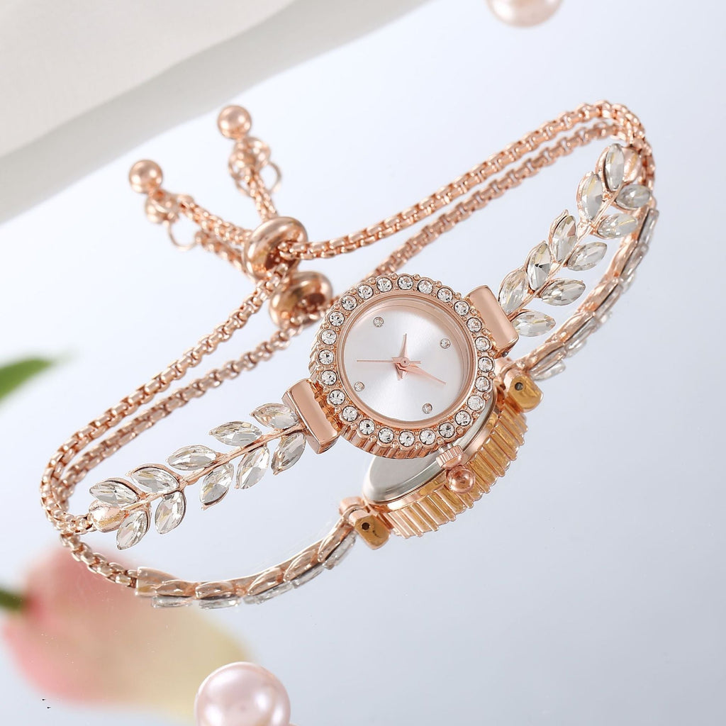 Leaf Diamond Women's Quartz Watch