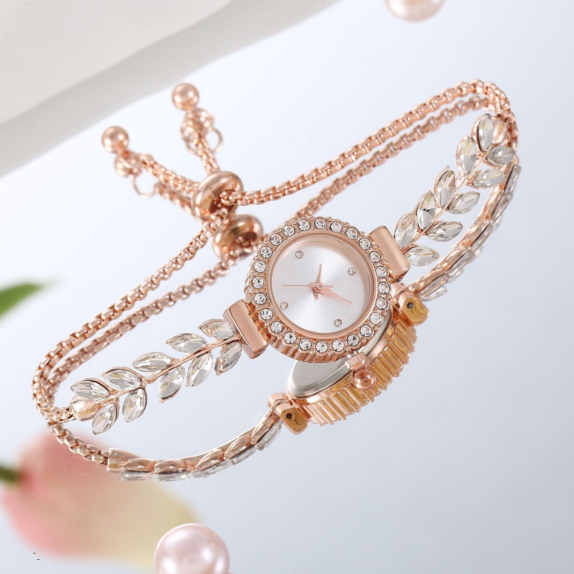 Leaf Diamond Women's Quartz Watch