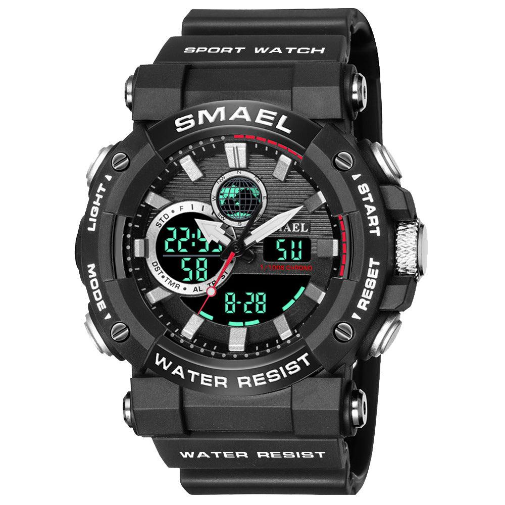 SMAEL Multifunctional Waterproof Analog Digital Watch For Men 8048