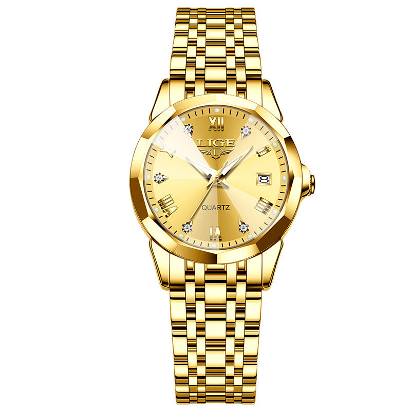 Unisex Fashion Quartz Watch – Calendar Wristwatch with Luminous Dial