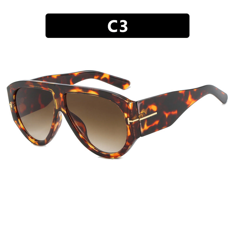 T-Shaped Aviator Sunglasses – Trendy Women’s Style