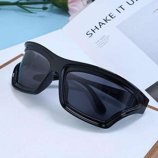 Women's Round Frame Fashion Sunglasses – High-End UV Protection Shades