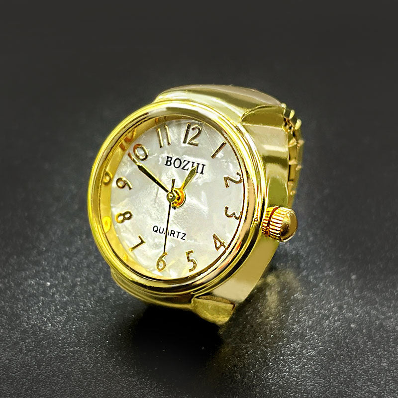 Classic Ring Watch – Stylish Quartz Finger Watch