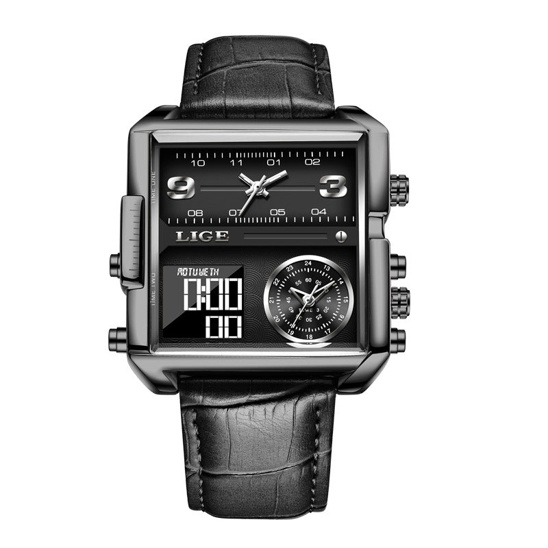 Lige Analog Digital Luxury watch for Men 8925