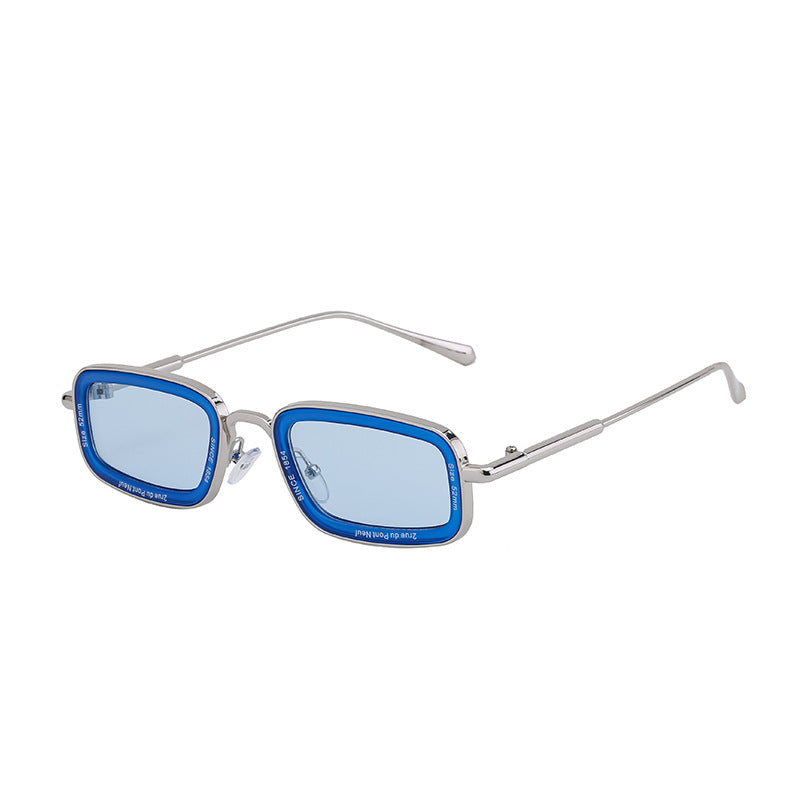 Women's Retro Square Sunglasses – Small Frame, High-End Fashion Shades