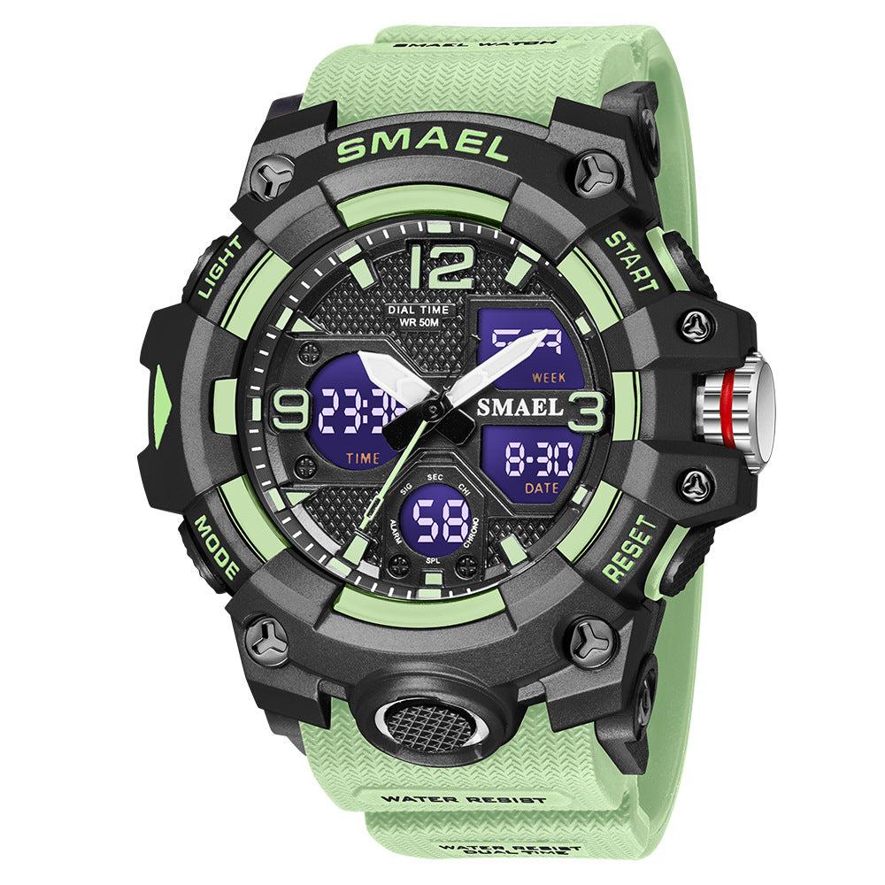 SMAEL Analog Digital Outdoor Sports Watch For Men 8008