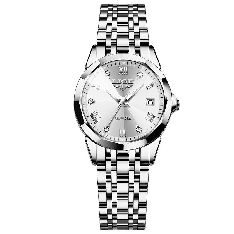 Unisex Fashion Quartz Watch – Calendar Wristwatch with Luminous Dial