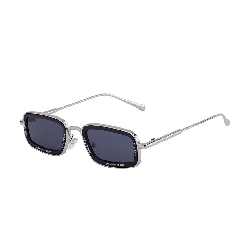 Women's Retro Square Sunglasses – Small Frame, High-End Fashion Shades